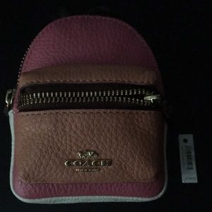 Coach backpack keychain